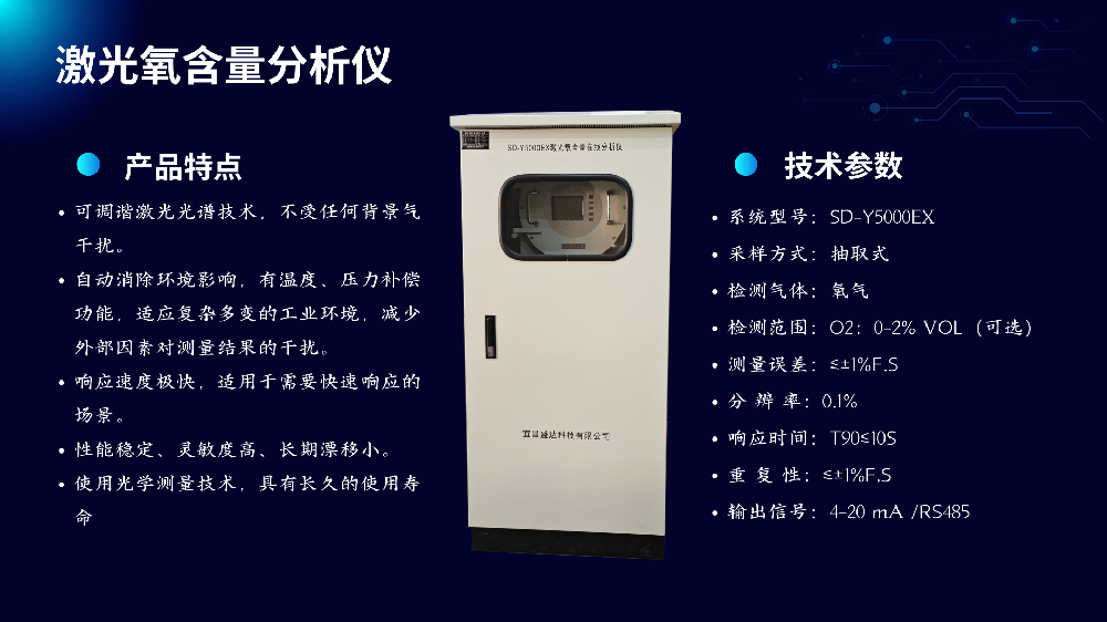 激光氧含量分析儀